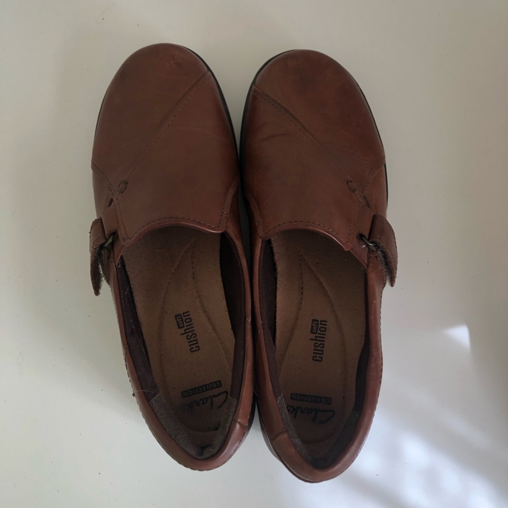 Clarks comfort soft shoes 7.5 - Picture 3 of 4